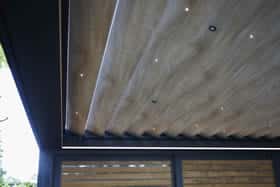 pergolas avec lame orientables fermees